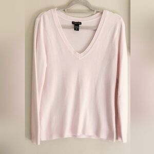 New York & Company Soft Pink Sweater Size:L